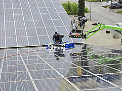 Reinigung von PV-Anlagen